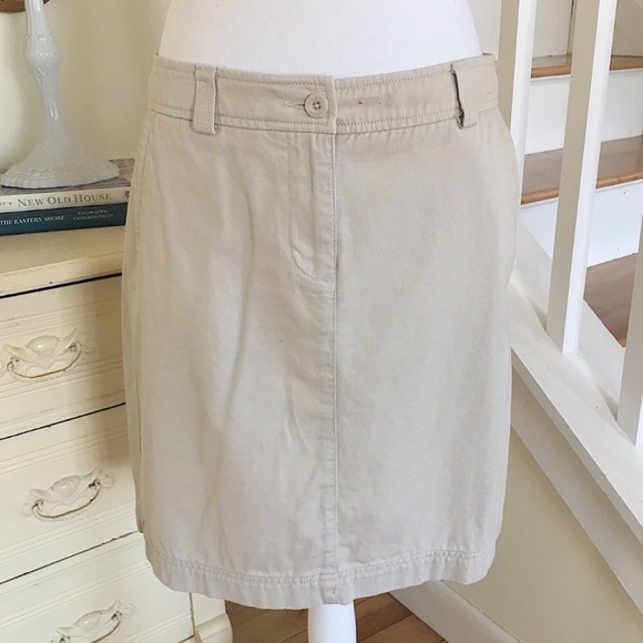 Ll Bean Khaki Skirt | Poshmark